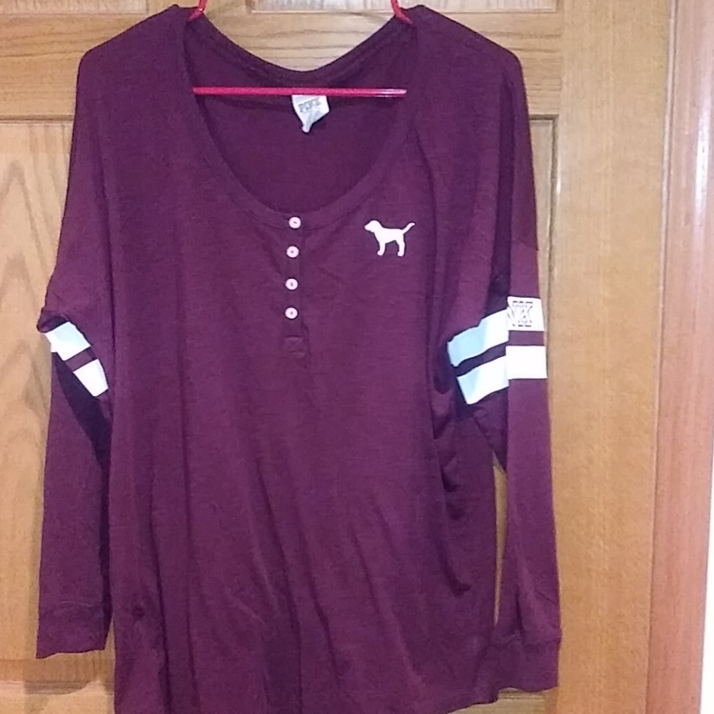VS Pink purple long sleeve